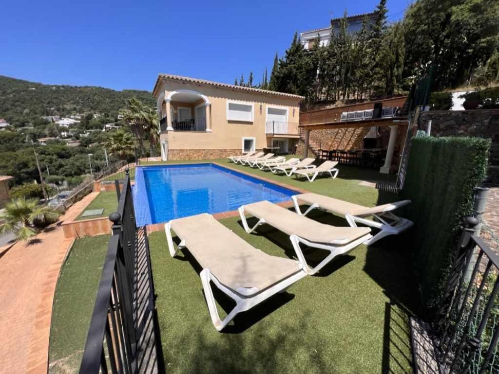 Casa Mas Ambros Con Piscina Desbordante Villa Calonge  Eksteriør billede