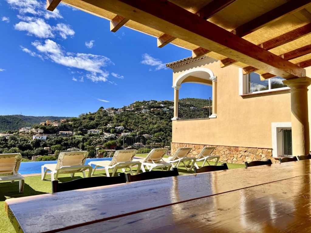 Casa Mas Ambros Con Piscina Desbordante Villa Calonge  Eksteriør billede
