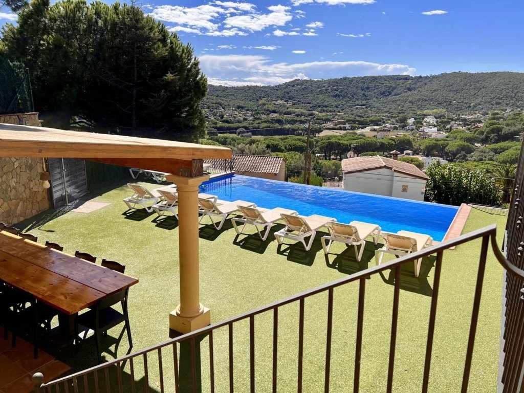 Casa Mas Ambros Con Piscina Desbordante Villa Calonge  Eksteriør billede